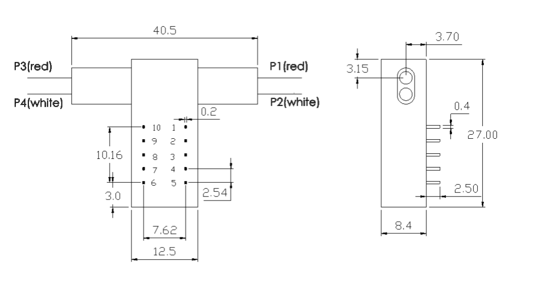 Full 2x2 Mechanical Optical Switch Full 2x2 Mechanical Optical Switch